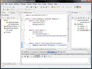 Aptana and Processing in harmony Using Aptana to program Processing