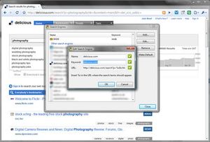 Change the keyword option to something short Chrome Keyword Search - Step 4