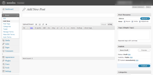 Notice the widget in the top right corner. Post Thesaurus before I've searched for a set of words.