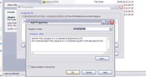 Add the plug-in repositories to the externals properties, one per line. Using Tortoise SVN externals