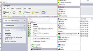 Delete the plug-in you need updating from the repository first Delete the plug-in you wish to update