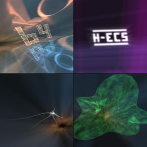 WebGL port of 'glass', an old 64kb demo from 2000. The demoscene in action via WebGL