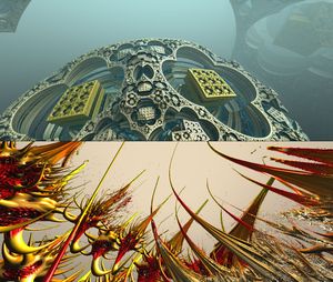 Pure mathematical worlds generated using Fractal Lab Fractal Lab interactive examples