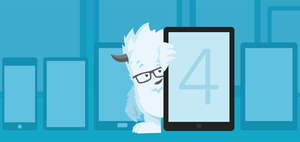 Look at the cute little guy, complete with hipster glasses! Zurb Foundation 4