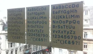 GDS testing the New Transport font weights.