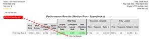 The 'Plot Full Results' link is a window into graphing the variance in metrics between test runs, if you can work out how to get it running.