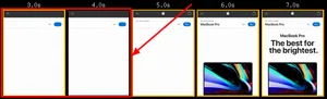 The page is loading and the page outline if visible, but a user can't see the text because the font is still travelling over the network.