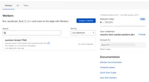 On the worker overview page you will find the account ID you need for the wrangler.toml file.