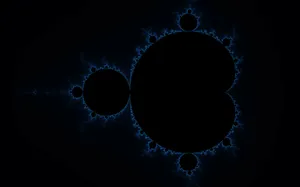 The classic shape of the Mandelbrot fractal using my FractalAI generator with the Lava colour scheme.