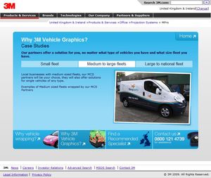 3M Vehicle Wrapping why 3M page image.
