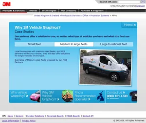 3M Vehicle Wrapping why 3M page.