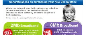 Tiscali exclusive deals emailers thumbnail image