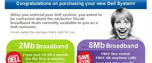 Tiscali exclusive deals emailers thumbnail image