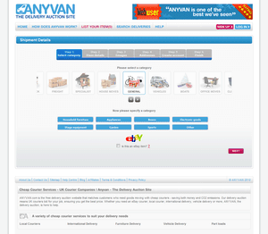 Anyvan items list image.
