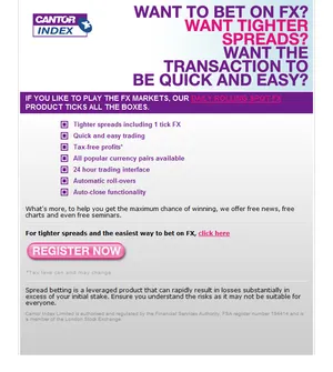 Cantor Index landing page version 3.