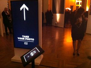 David Jones 175 photo booth in use.