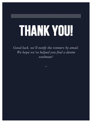 David Jones instore photo booth thank you screen.