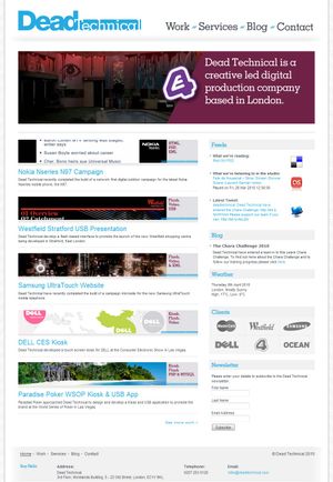 Dead Technical homepage.