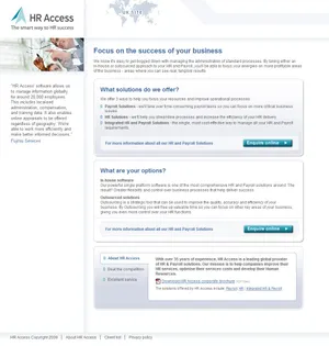 HR Access focus.