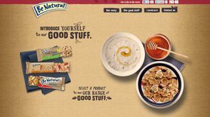 Kellogg's Be Natural homepage 4.