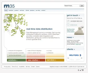 M35 homepage.