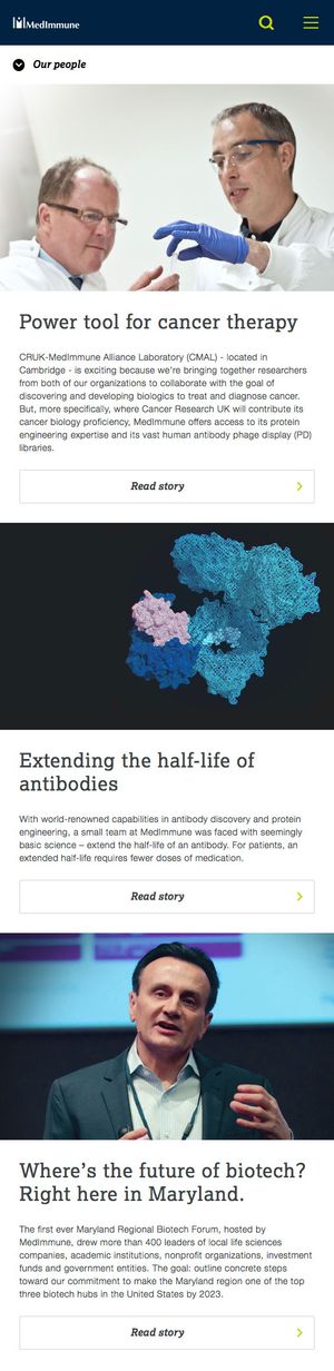 MedImmune breaking new ground on mobile.