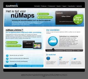 NAVTEQ landing page Dutch image.