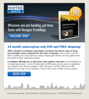NAVTEQ email template 4 image.