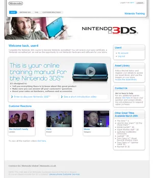 Nintendo training sample page 1.