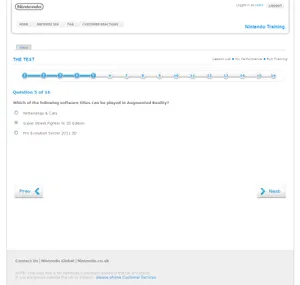 Nintendo training sample page 3.