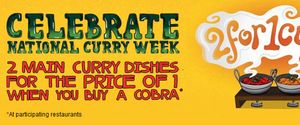 Cobra Beer - Two for One Curry thumbnail image