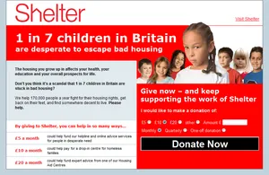 Shelter landing page version 2.