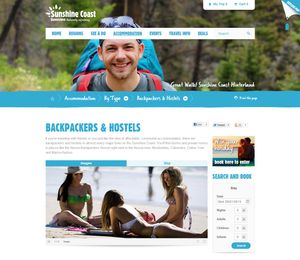 Sunshine Coast details page.