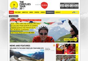 The Fireflies Tour homepage.