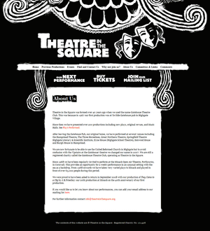 Theatre in the Square about page.