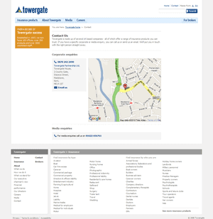 Towergate Insurance contact image.