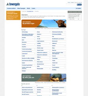 Towergate Insurance products image.