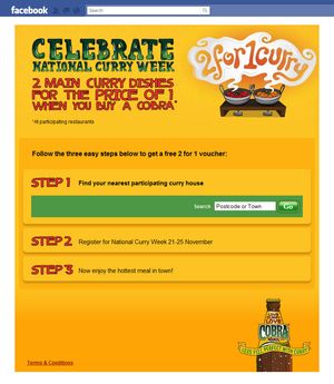 Cobra curry week step 1 page.