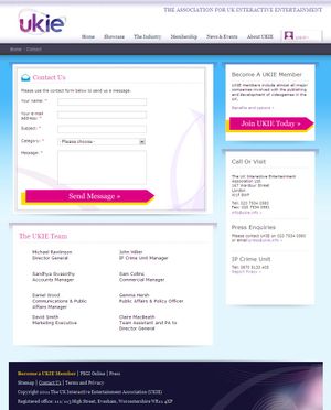 UKIE contact page.